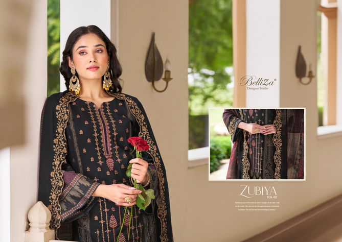 Zubiya Vol 2 By Belliza Digital Printed Cotton Dress Material Wholesale Shop In Surat